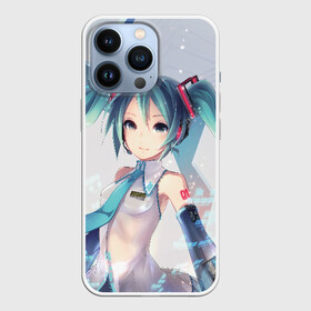 Чехол для iPhone 13 Pro с принтом МИКУ ХАЦУНЭ | MIKU HATSUNE ,  |  | Тематика изображения на принте: anime | character | geisha | hatsune miku | japan | kimono | manga | style | аниме | вокалоид | девушки | манга | мульт | оружие | сёдзё | сериал | хатсуне мику