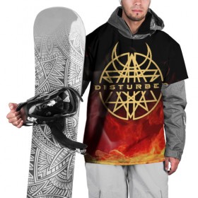 Накидка на куртку 3D с принтом Disturbed , 100% полиэстер |  | Тематика изображения на принте: disturbed | heavy metal | группы | метал | рок