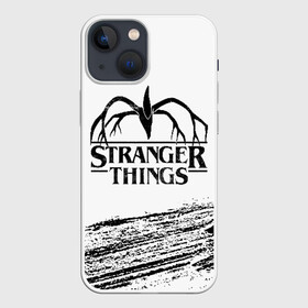 Чехол для iPhone 13 mini с принтом STRANGER THINGS ,  |  | 011 | down | eleven | netflix | season | series | strange | stranger | things | upside | дела | дина | загадочные | монстр | монстры | одиннадцать | очень | сезон | сериал | сериалы | события | странные | ужасы