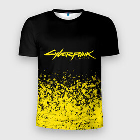 Мужская футболка 3D спортивная с принтом Cyberpunk 2077 , 100% полиэстер с улучшенными характеристиками | приталенный силуэт, круглая горловина, широкие плечи, сужается к линии бедра | Тематика изображения на принте: cyberpunk 2020 | cyberpunk 2077 | cyberpunk city | e3 | game | logo | samurai | игра | кибер | киберпанк | киберпанк 2077 | киборг | логотип | надпись | фантастика