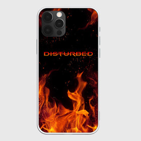 Чехол для iPhone 12 Pro Max с принтом DISTURBED (НА СПИНЕ) , Силикон |  | Тематика изображения на принте: disturbed | дистурбед