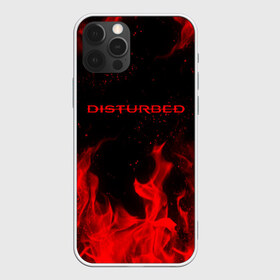 Чехол для iPhone 12 Pro Max с принтом DISTURBED (НА СПИНЕ) , Силикон |  | disturbed | дистурбед