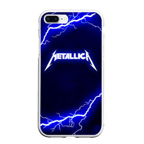 Чехол для iPhone 7Plus/8 Plus матовый с принтом METALLICA , Силикон | Область печати: задняя сторона чехла, без боковых панелей | metallica | металлика