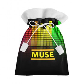 Подарочный 3D мешок с принтом MUSE BAND , 100% полиэстер | Размер: 29*39 см | muse | rock | рок