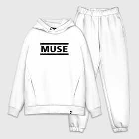 Мужской костюм хлопок OVERSIZE с принтом MUSE ,  |  | muse | rock | рок