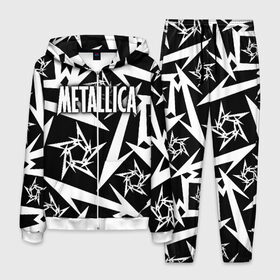 Мужской костюм 3D с принтом Metallica , 100% полиэстер | Манжеты и пояс оформлены тканевой резинкой, двухслойный капюшон со шнурком для регулировки, карманы спереди | metalica | metallica | группа | джеймс хэтфилд | кирк хэмметт | ларс ульрих | метал | металика | металлика | миталика | музыка | роберт трухильо | рок | трэш | трэшметал | хард | хеви