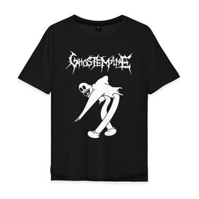 Мужская футболка хлопок Oversize с принтом Ghostemane , 100% хлопок | свободный крой, круглый ворот, “спинка” длиннее передней части | ghostemane | ill biz | mercury | noise | young crowley | рэп | рэпер | эрик уитни