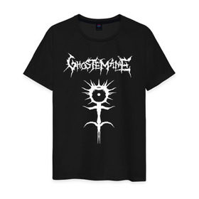 Мужская футболка хлопок с принтом Ghostemane , 100% хлопок | прямой крой, круглый вырез горловины, длина до линии бедер, слегка спущенное плечо. | ghostemane | ill biz | mercury | noise | young crowley | рэп | рэпер | эрик уитни