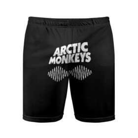 Мужские шорты спортивные с принтом ARCTIC MONKEYS ,  |  | arctic monkeys | арктик манкис | арктические мартышки