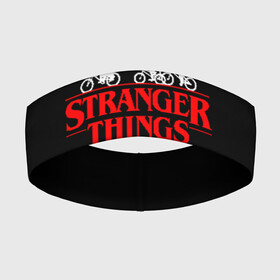 Повязка на голову 3D с принтом STRANGER THINGS | ОЧЕНЬ СТРАННЫЕ ДЕЛА ,  |  | stranger things | очень странные дела