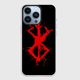 Чехол для iPhone 13 Pro с принтом BERSERK logo elements red ,  |  | Тематика изображения на принте: anime | anime berserk | berserk | knight | manga | аниме | аниме берсерк | берсерк | манга | рыцарь