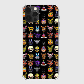 Чехол для iPhone 12 Pro Max с принтом Five Nights at Freddy , Силикон |  | Тематика изображения на принте: 4 | animation | bonnie | chica | fnaf | foxy | freddy | funny | horror | pizza | scary | sfm | бонни | майк | ночей | пять | ужас | фокси | фредди | чика | шмидт