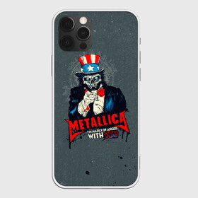 Чехол для iPhone 12 Pro Max с принтом Metallica , Силикон |  | Тематика изображения на принте: metalica | metallica | группа | джеймс хэтфилд | кирк хэмметт | ларс ульрих | метал | металика | металлика | миталика | музыка | роберт трухильо | рок | трэш | трэшметал | хард | хеви