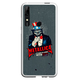 Чехол для Honor P Smart Z с принтом Metallica , Силикон | Область печати: задняя сторона чехла, без боковых панелей | metalica | metallica | группа | джеймс хэтфилд | кирк хэмметт | ларс ульрих | метал | металика | металлика | миталика | музыка | роберт трухильо | рок | трэш | трэшметал | хард | хеви