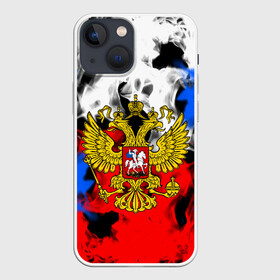 Чехол для iPhone 13 mini с принтом RUSSIA Flame Collection ,  |  | fire | flame | russia | sport | tricolor | герб | огонь | патриот | патриотизм | пламя | россия | спорт | триколор | флаг россии