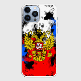 Чехол для iPhone 13 Pro Max с принтом RUSSIA Flame Collection ,  |  | Тематика изображения на принте: fire | flame | russia | sport | tricolor | герб | огонь | патриот | патриотизм | пламя | россия | спорт | триколор | флаг россии