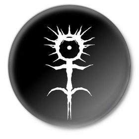 Значок с принтом Ghostemane ,  металл | круглая форма, металлическая застежка в виде булавки | ghostemane | ill biz | mercury | noise | young crowley | рэп | рэпер | эрик уитни