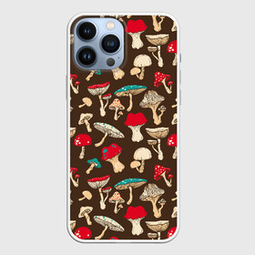 Чехол для iPhone 13 Pro Max с принтом Грибы ,  |  | Тематика изображения на принте: art | beautiful | drawing | mushrooms | poisonous | pop art | toadstools | грибы | искусство | красивые | мухоморы | поганки | поп   арт | рисунок | ядовитые