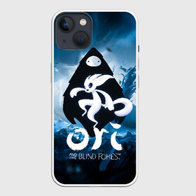 Чехол для iPhone 13 с принтом Ori   And The Will Of The Wisp ,  |  | microsoft studios | moon studios | ori | ori and the blind forest | unity | лес | луна | нибела | ночной лес | ночь | ори | платформер | сова