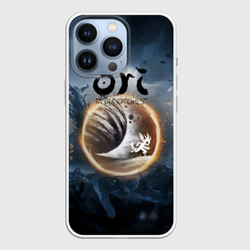 Чехол для iPhone 13 Pro с принтом Ori   And The Will Of The Wisp ,  |  | microsoft studios | moon studios | ori | ori and the blind forest | unity | лес | луна | нибела | ночной лес | ночь | ори | платформер | сова