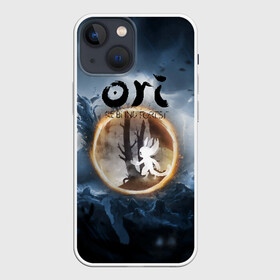Чехол для iPhone 13 mini с принтом Ori   And The Will Of The Wisp ,  |  | microsoft studios | moon studios | ori | ori and the blind forest | unity | лес | луна | нибела | ночной лес | ночь | ори | платформер | сова