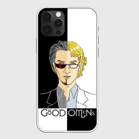 Чехол для iPhone 12 Pro Max с принтом Good Omens , Силикон |  | Тематика изображения на принте: good | omens | sheen | tennant | азирафель | ангел | благие знамения | демон | кроули | падший | теннант | шин