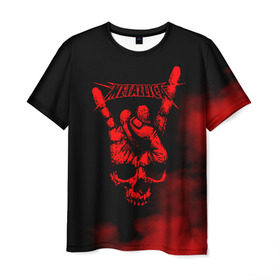 Мужская футболка 3D с принтом Metallica , 100% полиэфир | прямой крой, круглый вырез горловины, длина до линии бедер | metalica | metallica | группа | джеймс хэтфилд | кирк хэмметт | ларс ульрих | метал | металика | металлика | миталика | музыка | роберт трухильо | рок | трэш | трэшметал | хард | хеви