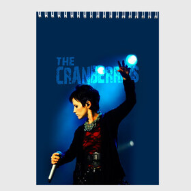 Скетчбук с принтом The Cranberries , 100% бумага
 | 48 листов, плотность листов — 100 г/м2, плотность картонной обложки — 250 г/м2. Листы скреплены сверху удобной пружинной спиралью | alternative | cranbarries | cranberies | cranberis | cranberries | crenberies | crenberries | dolores oriordan | post rock | soft rock | долорес ориордан | кренберис | пост рок | рок | хеви