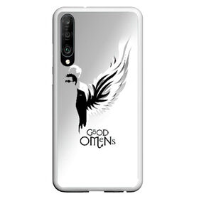 Чехол для Honor P30 с принтом Good Omens , Силикон | Область печати: задняя сторона чехла, без боковых панелей | Тематика изображения на принте: good | omens | sheen | tennant | азирафель | ангел | благие знамения | демон | кроули | падший | теннант | шин