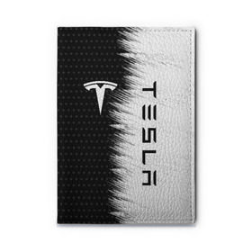 Обложка для автодокументов с принтом TESLA (2) , натуральная кожа |  размер 19,9*13 см; внутри 4 больших “конверта” для документов и один маленький отдел — туда идеально встанут права | elon | elon musk | musk | space | tesla | автолюбитель | автомобиль | илон маск | тесла