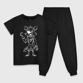 Детская пижама хлопок с принтом Five Nights at Freddy , 100% хлопок |  брюки и футболка прямого кроя, без карманов, на брюках мягкая резинка на поясе и по низу штанин
 | Тематика изображения на принте: 