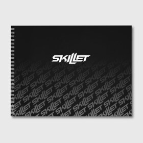 Альбом для рисования с принтом SKILLET , 100% бумага
 | матовая бумага, плотность 200 мг. | skillet