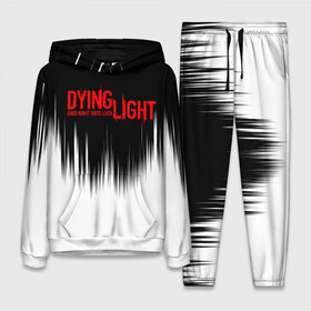 Женский костюм 3D (с толстовкой) с принтом DYING LIGHT RED ALERT ,  |  | dying light | dying light 2 | даинг лайт