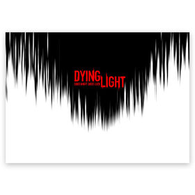 Поздравительная открытка с принтом DYING LIGHT , 100% бумага | плотность бумаги 280 г/м2, матовая, на обратной стороне линовка и место для марки
 | dying light | dying light 2 | даинг лайт