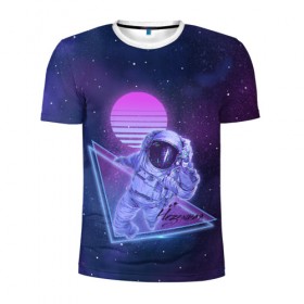 Мужская футболка 3D спортивная с принтом Неземная , 100% полиэстер с улучшенными характеристиками | приталенный силуэт, круглая горловина, широкие плечи, сужается к линии бедра | космос | макс барских | моялюбовь | неземная | певец