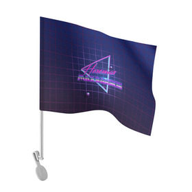 Флаг для автомобиля с принтом Макс Барских , 100% полиэстер | Размер: 30*21 см | макс барских | неземная | певец