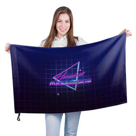 Флаг 3D с принтом Макс Барских , 100% полиэстер | плотность ткани — 95 г/м2, размер — 67 х 109 см. Принт наносится с одной стороны | макс барских | неземная | певец
