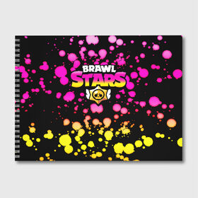 Альбом для рисования с принтом Brawl Stars , 100% бумага
 | матовая бумага, плотность 200 мг. | Тематика изображения на принте: brawl | bs | fails | leon | stars | supercell | tick | бой | босс | бравл | броубол | бс | герои | драка | звезд | осада | сейф | старс | цель