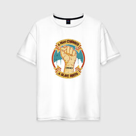 Женская футболка хлопок Oversize с принтом BIOSHOCK , 100% хлопок | свободный крой, круглый ворот, спущенный рукав, длина до линии бедер
 | bioshock | bioshock infinite | биошок | букер | элизабет