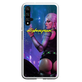 Чехол для Honor 20 с принтом CYBERPUNK 2077 , Силикон | Область печати: задняя сторона чехла, без боковых панелей | 2077 | ciberpunk | cyber punk | cyberpank | cyberpunk | kiberpunk | kyberpank | kyberpunk | samurai | кибер панк | киберпанк | самурай