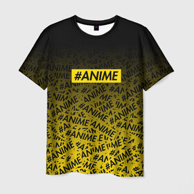 Мужская футболка 3D с принтом ANIME , 100% полиэфир | прямой крой, круглый вырез горловины, длина до линии бедер | ahegao | anime | kawai | kowai | oppai | otaku | senpai | sugoi | waifu | yandere | аниме | ахегао | ковай | культура | отаку | сенпай | тренд | яндере