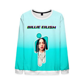 Мужской свитшот 3D с принтом Billie Eilish , 100% полиэстер с мягким внутренним слоем | круглый вырез горловины, мягкая резинка на манжетах и поясе, свободная посадка по фигуре | ayelish | bad guy | bellyache | bilie eilish | bilie elish | billie | billie eilish | eilish | electronic | elish | music | билли айлиш | эйлиш | элиш