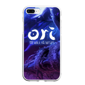 Чехол для iPhone 7Plus/8 Plus матовый с принтом Ori and the Will of the Wisps , Силикон | Область печати: задняя сторона чехла, без боковых панелей | Тематика изображения на принте: blind | forest | game | games | gumo | kuro | naru | nibel | ori | owl | will | wisps | воля | гумо | игра | игры | куро | лес | нару | нибель | огней | ори | платформер | слепой | совенок