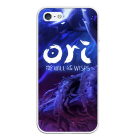 Чехол для iPhone 5/5S матовый с принтом Ori and the Will of the Wisps , Силикон | Область печати: задняя сторона чехла, без боковых панелей | Тематика изображения на принте: blind | forest | game | games | gumo | kuro | naru | nibel | ori | owl | will | wisps | воля | гумо | игра | игры | куро | лес | нару | нибель | огней | ори | платформер | слепой | совенок