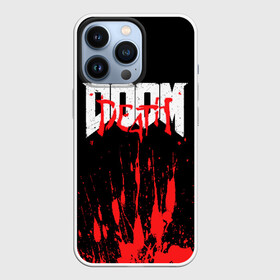 Чехол для iPhone 13 Pro с принтом DOOM Bloody ,  |  | 2019 | bethesda | demon | doom | eternal | ethernal | game | games | logo | monster | runes | демон | дум | дуум | етернал | игра | игры | какодемон | кровь | лого | логотип | монстр | монстры | руны | символ | этернал