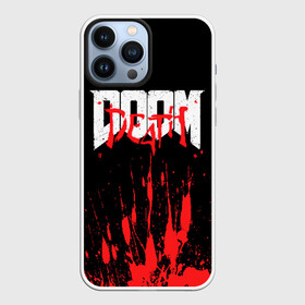 Чехол для iPhone 13 Pro Max с принтом DOOM Bloody ,  |  | Тематика изображения на принте: 2019 | bethesda | demon | doom | eternal | ethernal | game | games | logo | monster | runes | демон | дум | дуум | етернал | игра | игры | какодемон | кровь | лого | логотип | монстр | монстры | руны | символ | этернал