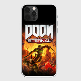 Чехол для iPhone 12 Pro Max с принтом DOOM Eternal , Силикон |  | 2019 | bethesda | demon | doom | eternal | ethernal | game | games | logo | monster | runes | демон | дум | дуум | етернал | игра | игры | какодемон | кровь | лого | логотип | монстр | монстры | руны | символ | этернал