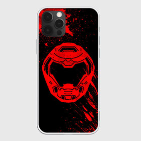 Чехол для iPhone 12 Pro Max с принтом DOOM - Шлем , Силикон |  | Тематика изображения на принте: 2019 | bethesda | demon | doom | eternal | ethernal | game | games | logo | monster | runes | демон | дум | дуум | етернал | игра | игры | какодемон | кровь | лого | логотип | монстр | монстры | руны | символ | этернал