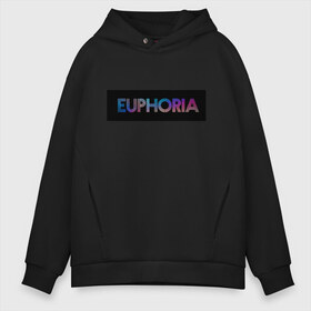 Мужское худи Oversize хлопок с принтом сериал Euphoria , френч-терри — 70% хлопок, 30% полиэстер. Мягкий теплый начес внутри —100% хлопок | боковые карманы, эластичные манжеты и нижняя кромка, капюшон на магнитной кнопке | zendaya | зендея | ру беннетт | сериал euphoria | эйфория