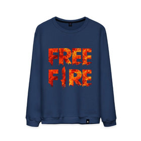 Мужской свитшот хлопок с принтом Free Fire , 100% хлопок |  | battlegrounds | fire | free | garena | гарена | фаер | фри